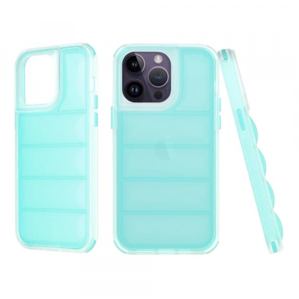 Husa pentru Apple iPhone 14 Pro, Techsuit, Wave Shield, Turcoaz