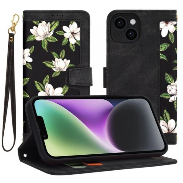 Husa pentru Apple iPhone 14, Techsuit, FlipCraft, Neagra