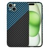 Husa pentru Apple iPhone 15 Plus, Techsuit, Carbonite FiberShell, Bleu