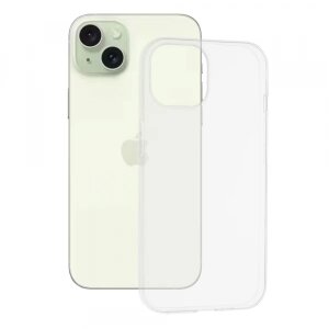 Husa pentru Apple iPhone 15 Plus, Techsuit, Clear, Transparenta