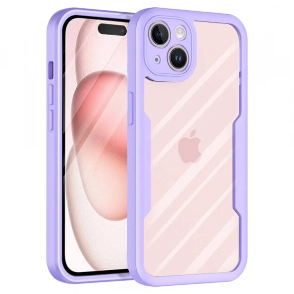 Husa pentru Apple iPhone 15 Plus, Techsuit, ColorVerse 360, Mov
