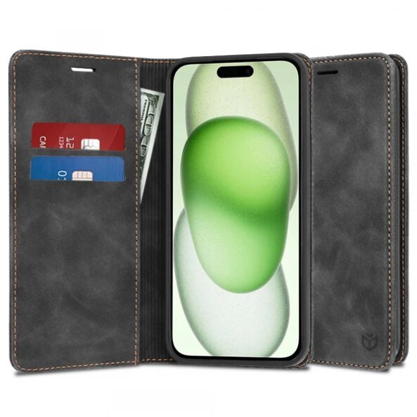 Husa pentru Apple iPhone 15 Plus, Techsuit, Confy, Neagra