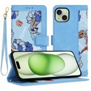 Husa pentru Apple iPhone 15 Plus, Techsuit, FlipCraft, Bleu