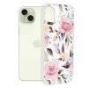 Husa pentru Apple iPhone 15 Plus, Techsuit, Marble, Alba