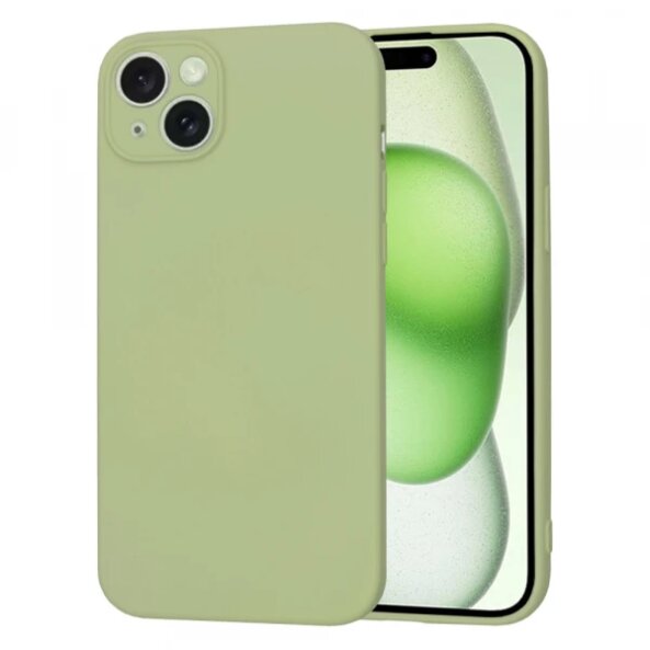 Husa pentru Apple iPhone 15 Plus, Techsuit, SoftFlex, Verde Deschis