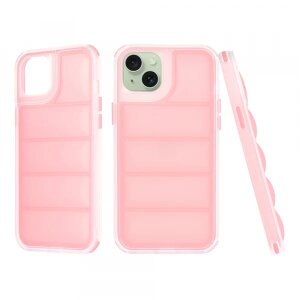 Husa pentru Apple iPhone 15 Plus, Techsuit, Wave Shield, Roz