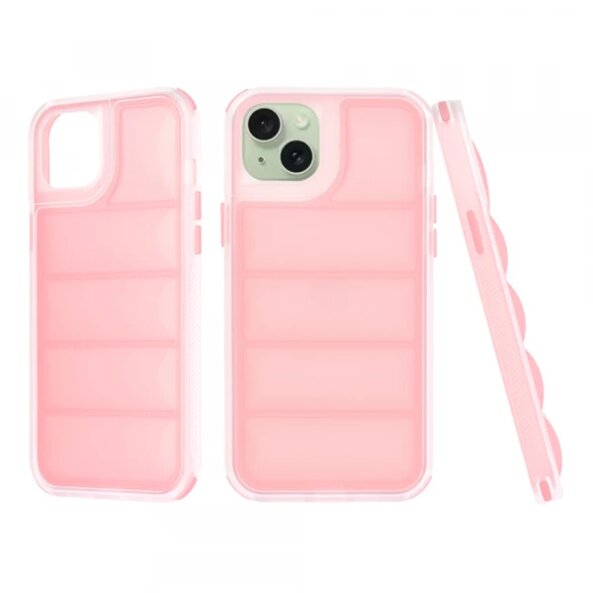 Husa pentru Apple iPhone 15 Plus, Techsuit, Wave Shield, Roz
