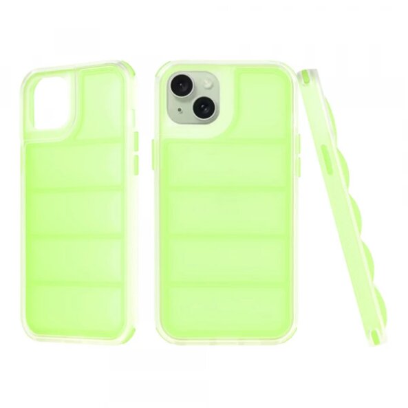 Husa pentru Apple iPhone 15 Plus, Techsuit, Wave Shield, Verde