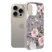 Husa pentru Apple iPhone 15 Pro Max, Techsuit, Marble, Gri