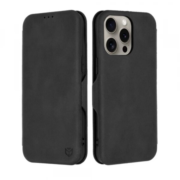 Husa pentru Apple iPhone 15 Pro Max, Techsuit, Safe Wallet Plus, Neagra
