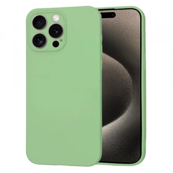 Husa pentru Apple iPhone 15 Pro Max, Techsuit, SoftFlex, Verde