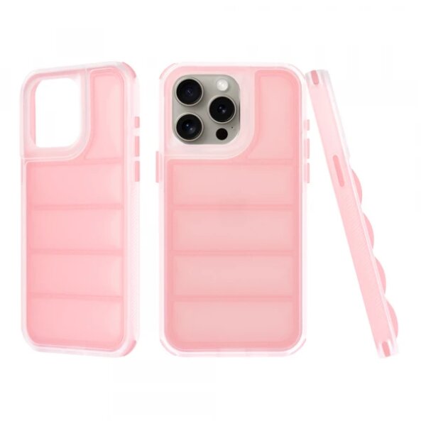 Husa pentru Apple iPhone 15 Pro Max, Techsuit, Wave Shield, Roz