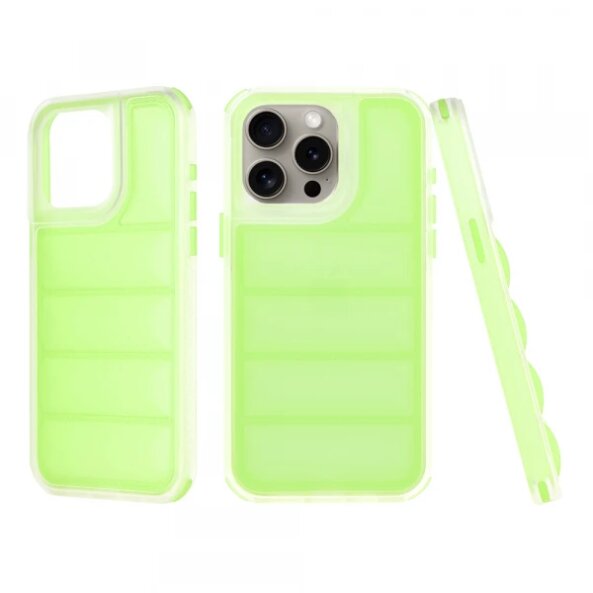 Husa pentru Apple iPhone 15 Pro Max, Techsuit, Wave Shield, Verde