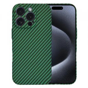 Husa pentru Apple iPhone 15 Pro, Techsuit, Carbonite FiberShell, Verde