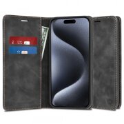 Husa pentru Apple iPhone 15 Pro, Techsuit, Confy, Neagra