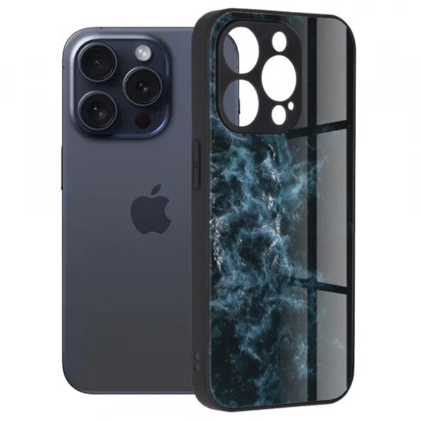 Husa pentru Apple iPhone 15 Pro, Techsuit, Glaze, Albastra