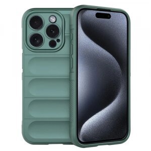 Husa pentru Apple iPhone 15 Pro, Techsuit, Magic Shield, Verde