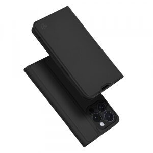 Husa pentru Apple iPhone 15 Pro, Techsuit, Magskin Book, Neagra