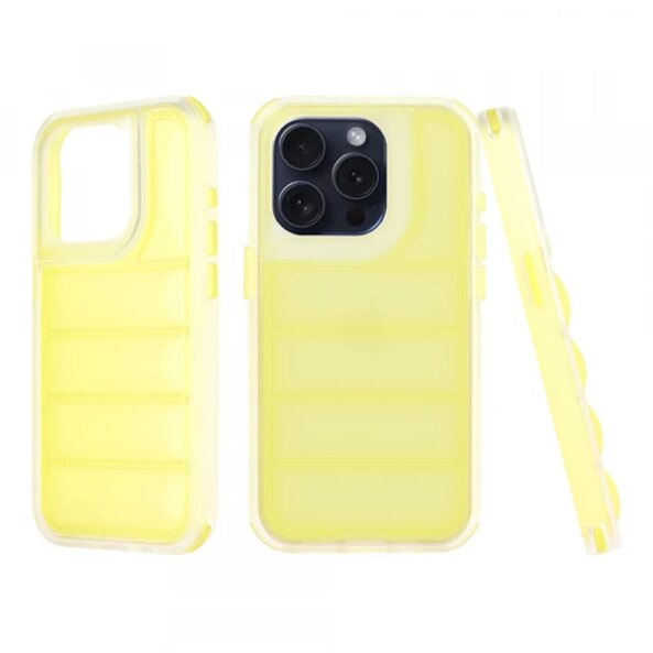 Husa pentru Apple iPhone 15 Pro, Techsuit, Wave Shield, Galbena