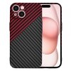 Husa pentru Apple iPhone 15, Techsuit, Carbonite FiberShell Vortex, Rosie