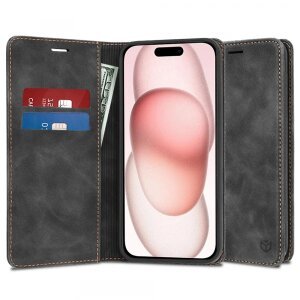 Husa pentru Apple iPhone 15, Techsuit, Confy, Neagra