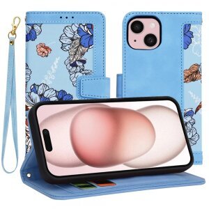 Husa pentru Apple iPhone 15, Techsuit, FlipCraft, Bleu