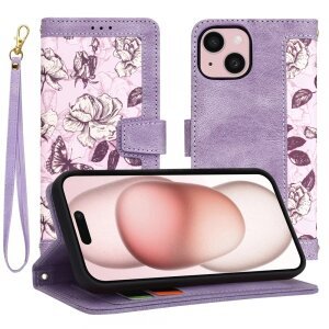 Husa pentru Apple iPhone 15, Techsuit, FlipCraft, Mov