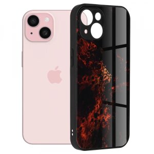 Husa pentru Apple iPhone 15, Techsuit, Glaze, Rosie