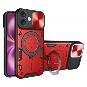 Husa pentru Apple iPhone 16 Plus, Techsuit, CamGuard Pro, Rosie