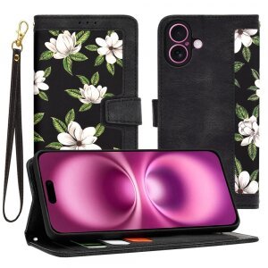 Husa pentru Apple iPhone 16 Plus, Techsuit, FlipCraft, Neagra