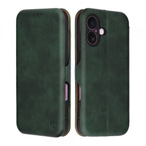 Husa pentru Apple iPhone 16 Plus, Techsuit, Safe Wallet Plus, Verde