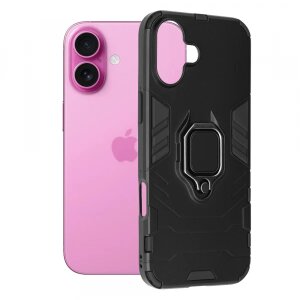 Husa pentru Apple iPhone 16 Plus, Techsuit, Shield, Neagra