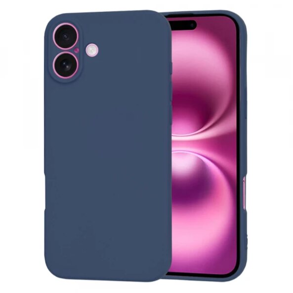 Husa pentru Apple iPhone 16 Plus, Techsuit, SoftFlex, Bleumarin
