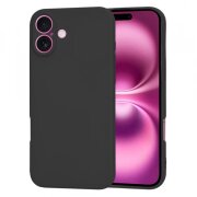 Husa pentru Apple iPhone 16 Plus, Techsuit, SoftFlex, Neagra
