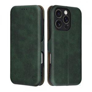 Husa pentru Apple iPhone 16 Pro Max, Techsuit, Safe Wallet Plus, Verde