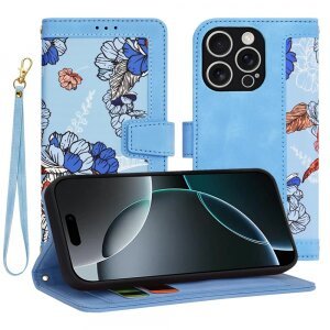 Husa pentru Apple iPhone 16 Pro, Techsuit, FlipCraft, Bleu