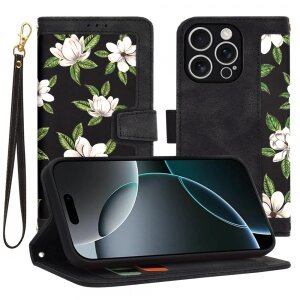 Husa pentru Apple iPhone 16 Pro, Techsuit, FlipCraft, Neagra