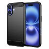 Husa pentru Apple iPhone 16, Techsuit, Carbon, Neagra