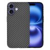 Husa pentru Apple iPhone 16, Techsuit, Carbonite FiberShell, Neagra