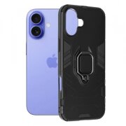 Husa pentru Apple iPhone 16, Techsuit, Shield, Neagra