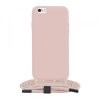 Husa pentru Apple iPhone 6 / 6s, Techsuit, Crossbody Lanyard, Roz