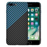 Husa pentru Apple iPhone 8 Plus / 7 Plus, Techsuit, Carbonite FiberShell, Bleu
