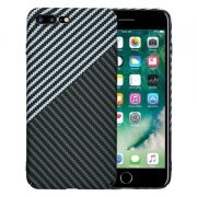 Husa pentru Apple iPhone 8 Plus / 7 Plus, Techsuit, Carbonite FiberShell, Gri