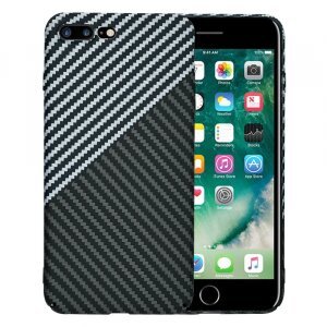 Husa pentru Apple iPhone 8 Plus / 7 Plus, Techsuit, Carbonite FiberShell, Gri