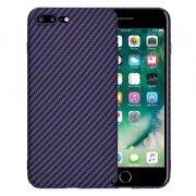 Husa pentru Apple iPhone 8 Plus / 7 Plus, Techsuit, Carbonite FiberShell, Mov