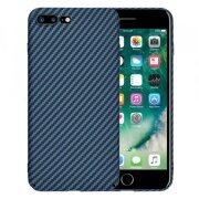 Husa pentru Apple iPhone 8 Plus / 7 Plus, Techsuit, Carbonite FiberShell, Turcoaz