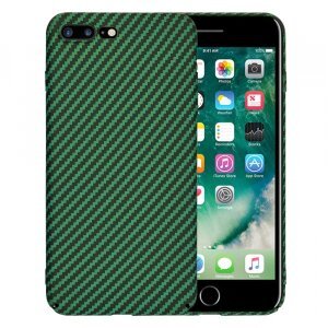 Husa pentru Apple iPhone 8 Plus / 7 Plus, Techsuit, Carbonite FiberShell, Verde