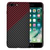 Husa pentru Apple iPhone 8 Plus / 7 Plus, Techsuit, Carbonite FiberShell Vortex, Rosie