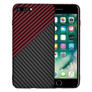 Husa pentru Apple iPhone 8 Plus / 7 Plus, Techsuit, Carbonite FiberShell Vortex, Rosie