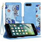 Husa pentru Apple iPhone 8 Plus / 7 Plus, Techsuit, FlipCraft, Bleu